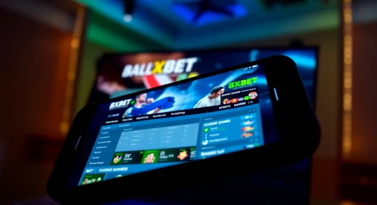 Experience 8xbet.com.se with a modern online betting platform showcasing sports and casino games.