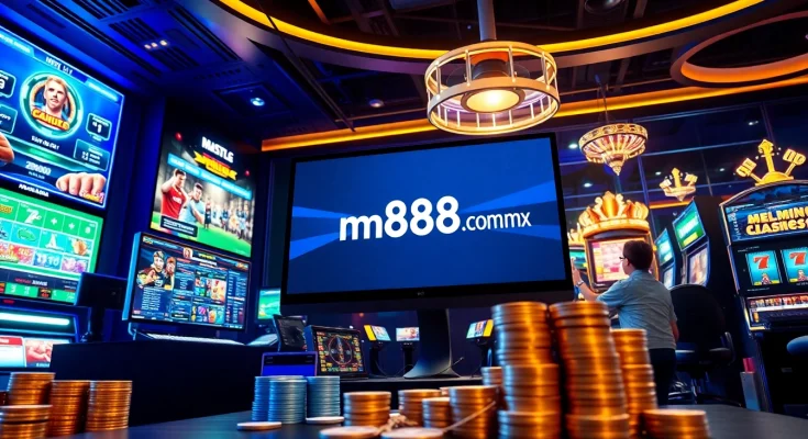 Exciting online betting experience at m88.com.mx featuring engaging games and vibrant colors.