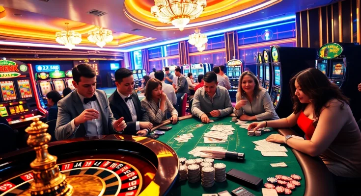 gamblers strategizing and analyzing odds at https://nk88s.com/bi-kip-nk88/ casino tables, showcasing excitement.