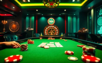 Experience the thrill of high-stakes poker at https://s666hn.com/ with luxurious casino elements like chips and cards.